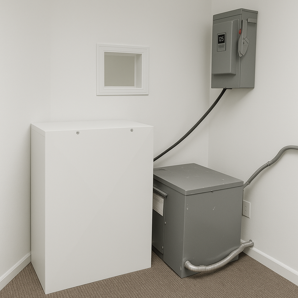 X-Ray generator and high-voltage transformer installation